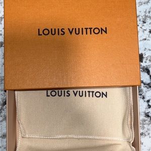 LV BOX AND BAG (WALLET) or could be used for jewelry